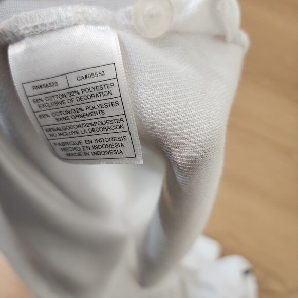 Nike Team Dri Fit Polo Shirt Mens XXL White Embroidered Ohio State Buckeyes - Picture 7 of 12